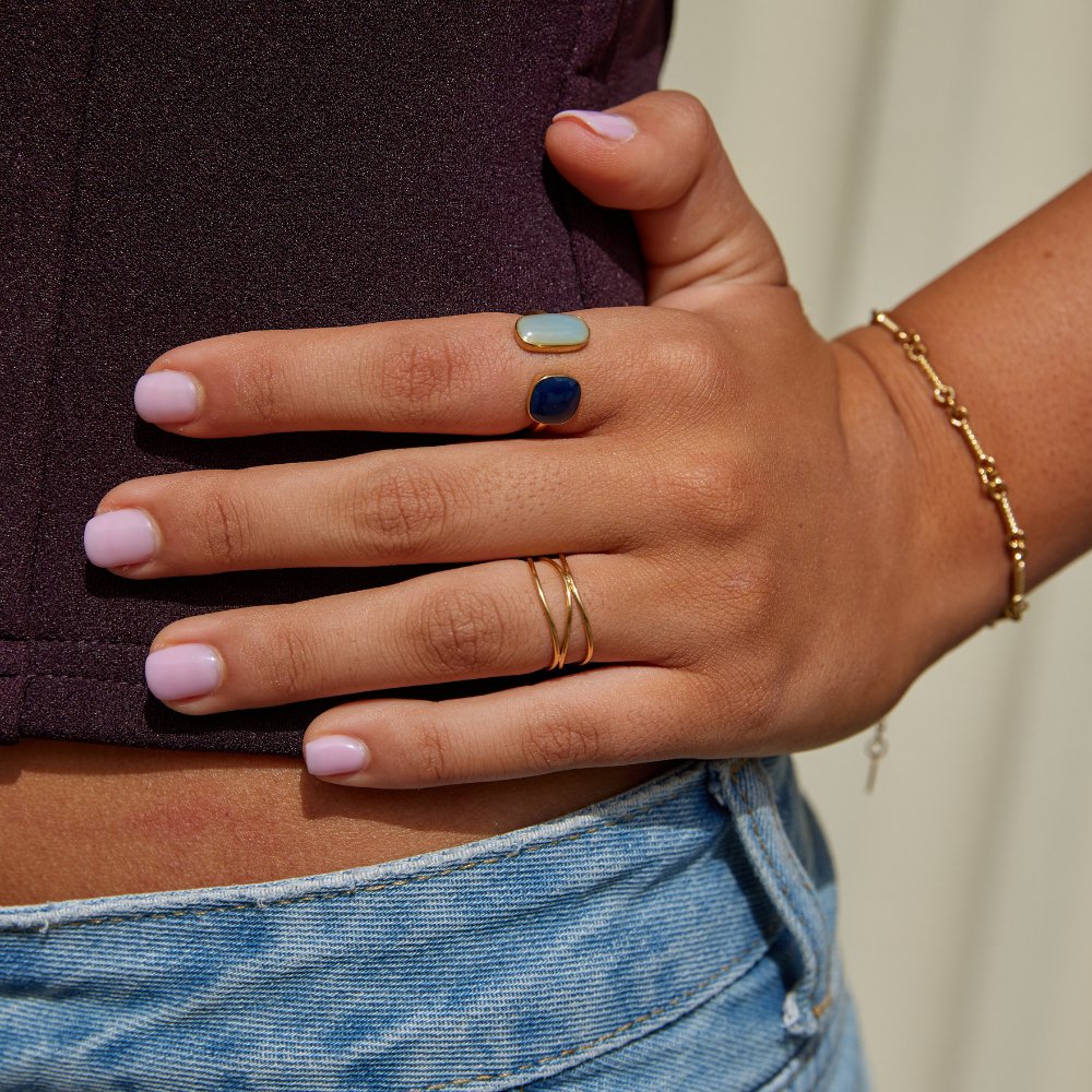 Gold Minimalist Band Ring
