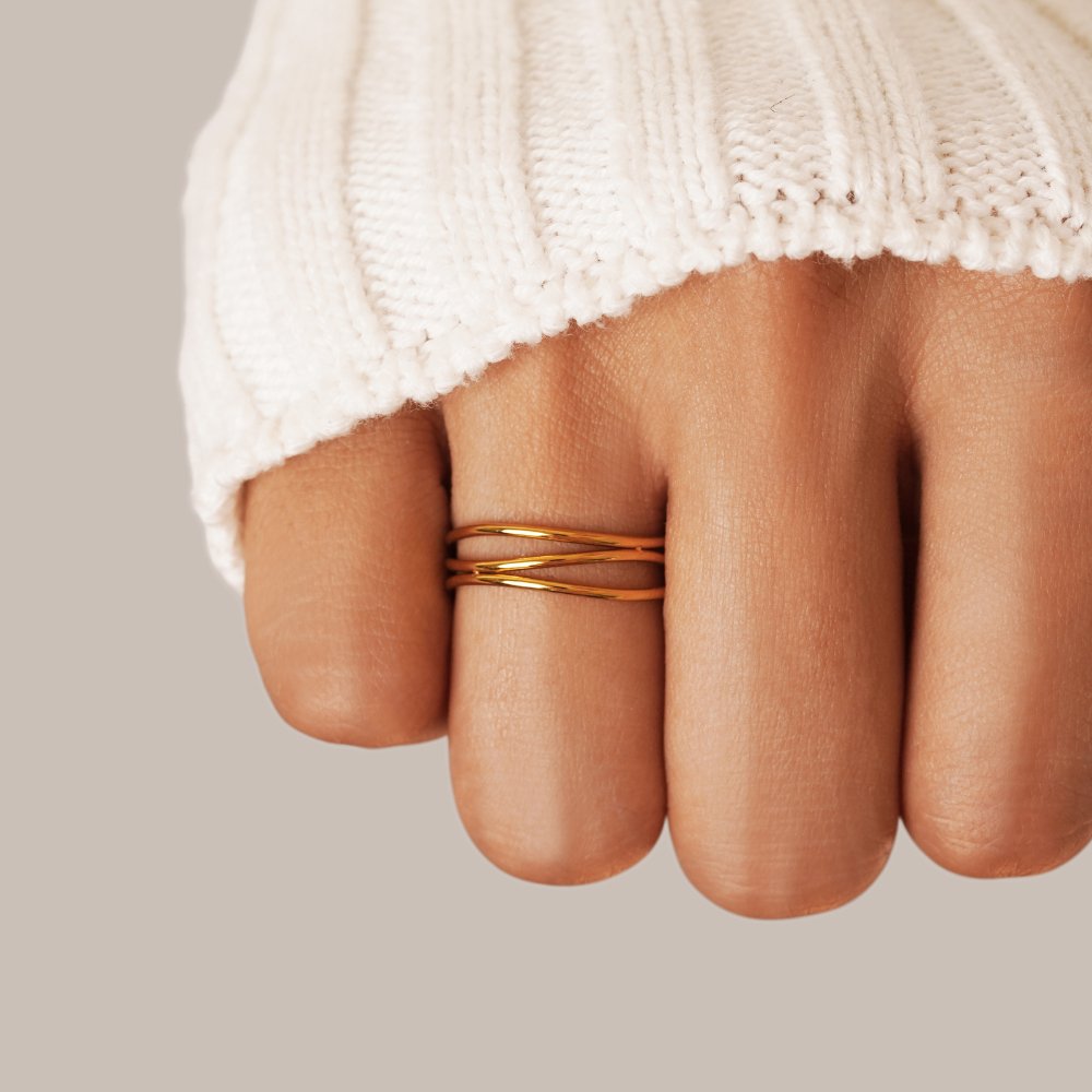 Gold Minimalist Band Ring