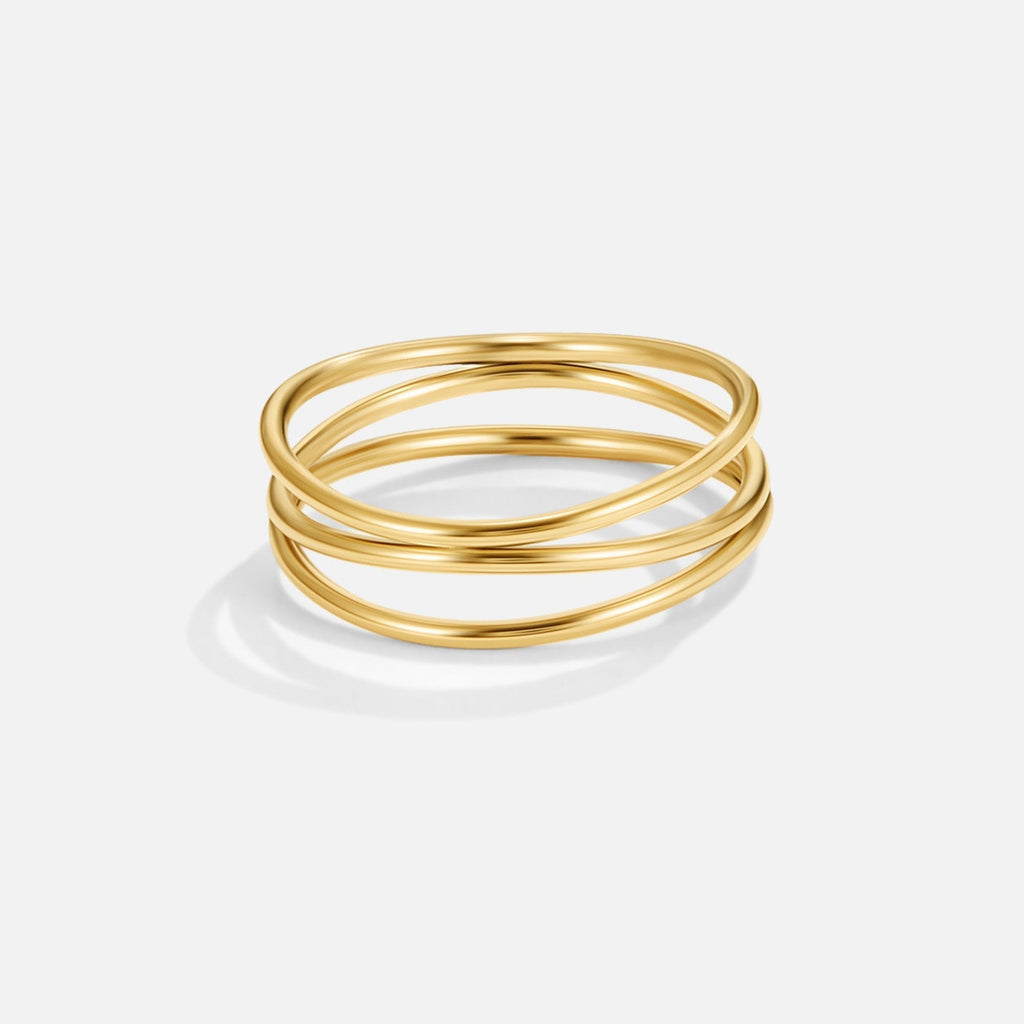 Gold Minimalist Band Ring