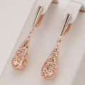 Mandala Charm Earrings in Gold