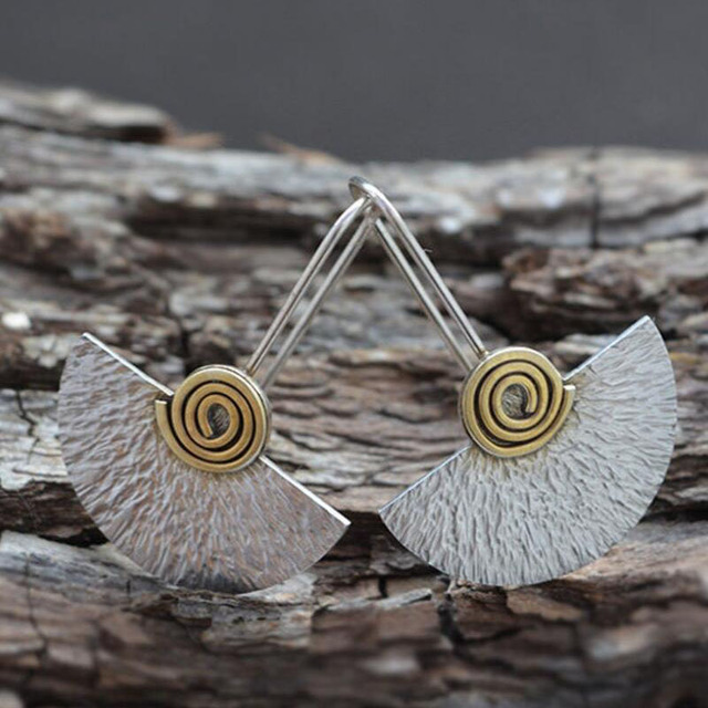 Boho Silver Monarch Earrings