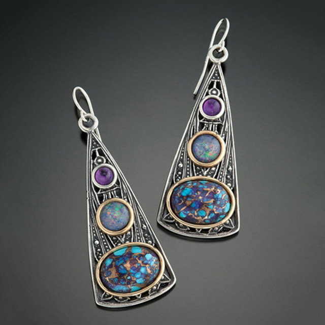 Cosmic Boho Earrings crafted from Sterling Silver