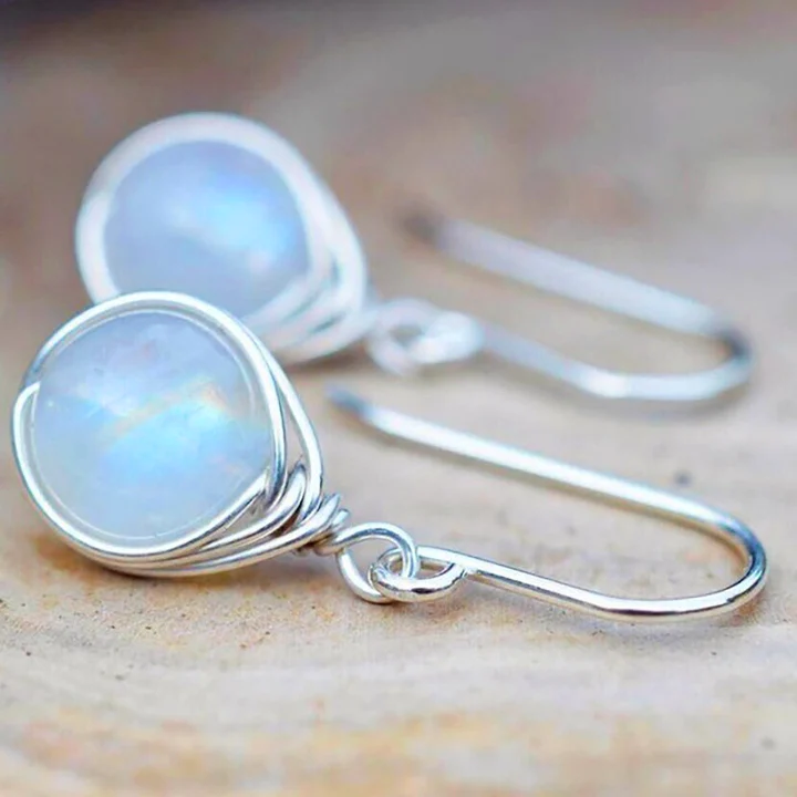 Moonstone Dangle Earrings