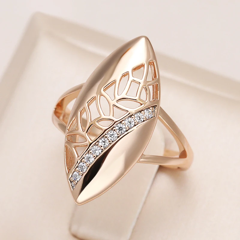 Golden Chrysalis Ring adorned with Diamonds