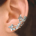 Vintage Silver Leaf Ear Jewelry