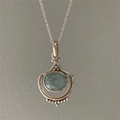 Vintage Green Gem Necklace