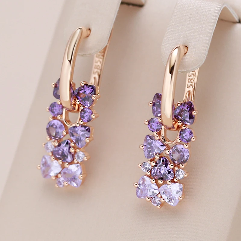 Mauve Graceful Earrings