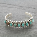Vintage Turquoise Gemstone Bracelet