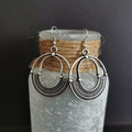 Vintage Silver Ethnic Earrings