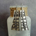 Vintage Silver Tiered Earrings