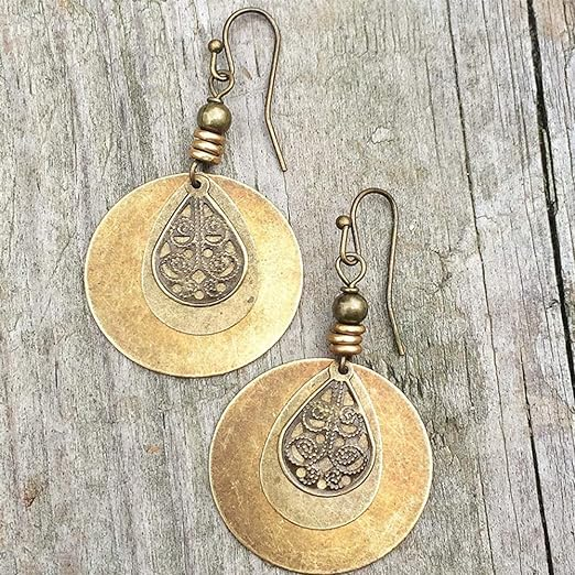Vintage Golden Earrings