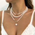 Elegant Pearl Choker
