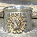 Vintage Golden Sunflower Band