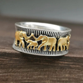 Vintage Golden Elephant Band