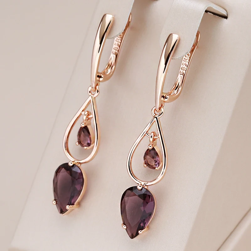 Elegant Ruby Earrings
