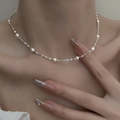 Elegant necklace crafted from lustrous pearls