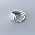 Vintage Silver Double-Layered Ring