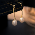 Vintage Pearl Drop Earrings
