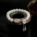 Aquamarine and Pearl Bracelet