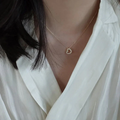 Elegant Shiny Heart Pendant Necklace