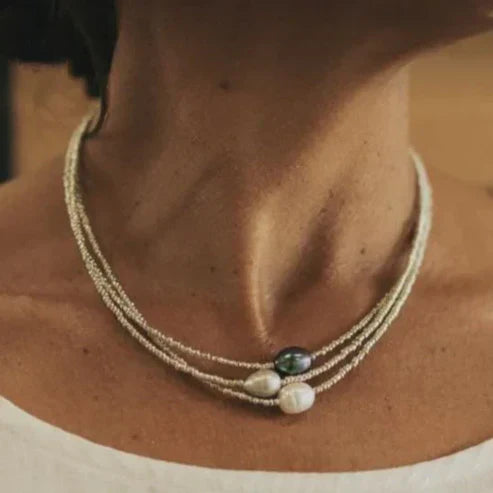 Antique Luster Pearl Necklace