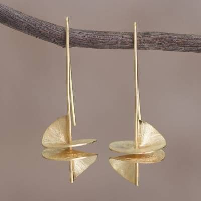 Vintage Gold Balance Earrings