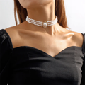 Elegant Trio Pearl Necklace