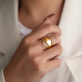 Elegant Gold Signature Ring