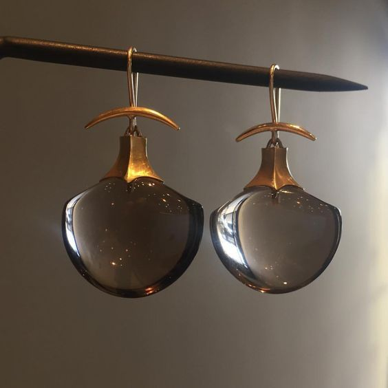 Vintage Cosmic Gemstone Earrings