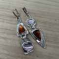 Vintage Silver & Crystal Ear Jewelry