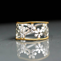 Irregular Hollow Flower Ring