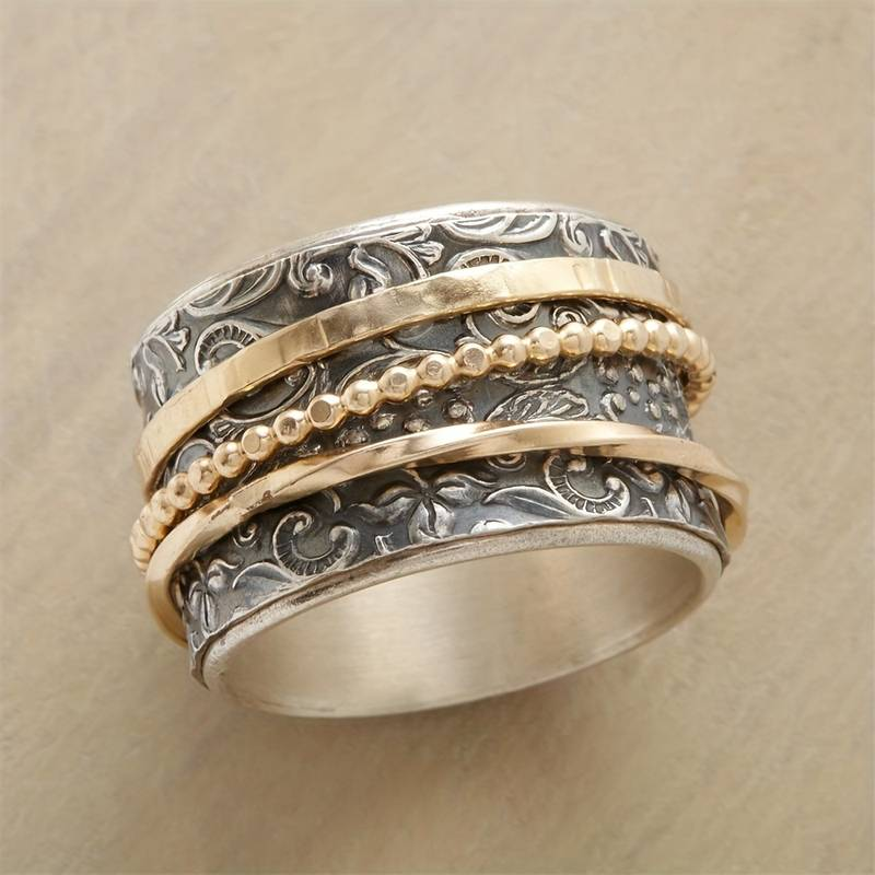 Vintage Gold & Silver Classic Ring