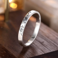 Vintage Silver Dandelion Band