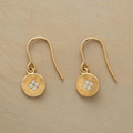 Vintage Gold Zirconia Earrings