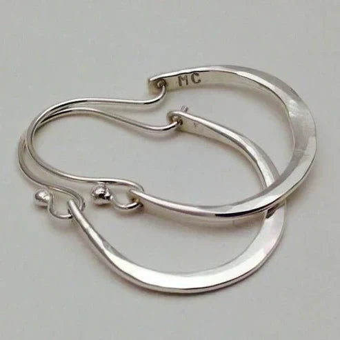 Lunar Halo Circle Earrings