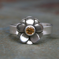 Vintage Silver Blossom Ring