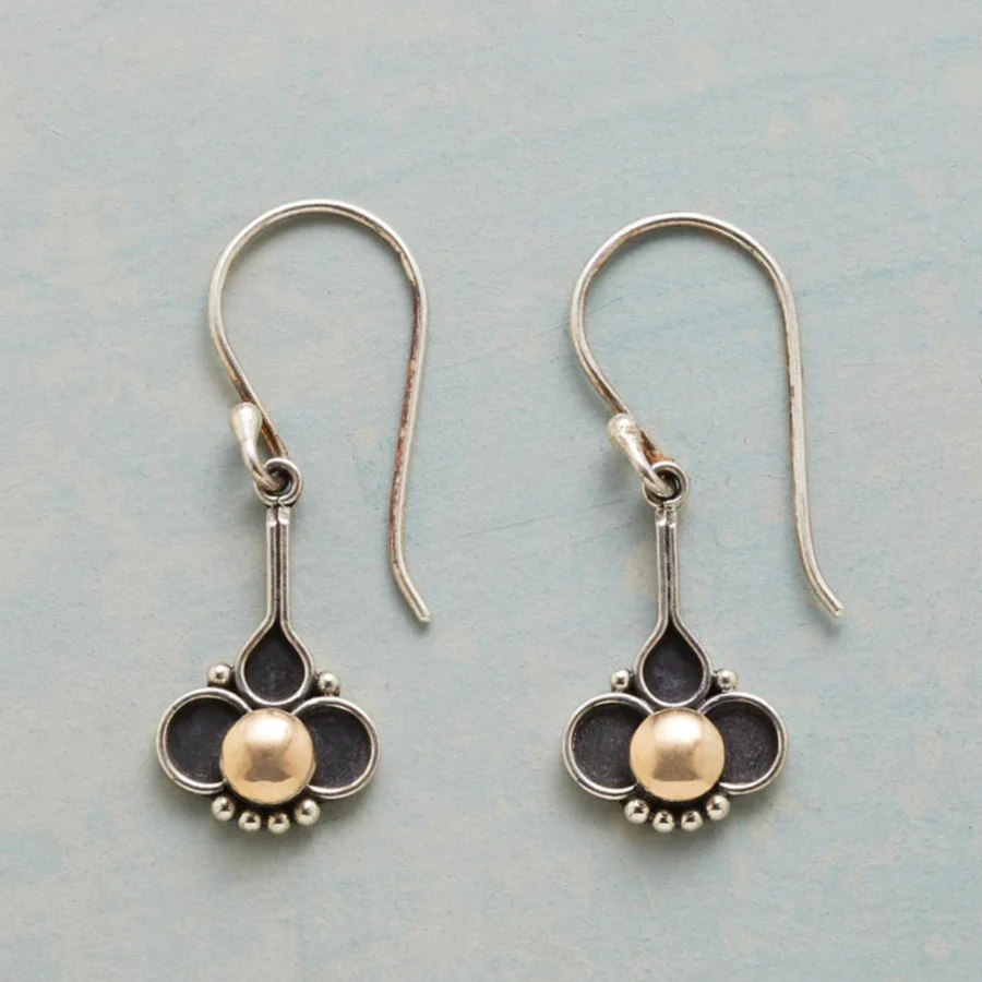 Vintage Pearl Clover Studs