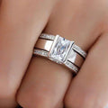 Antique Glass Ring with Inlay