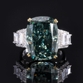 Vintage Cosmic Crystal Ring Crafted from Sterling Silver