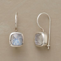 Vintage Moonstone Cubic Zirconia Earrings