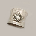 Vintage Silver Lotus Band