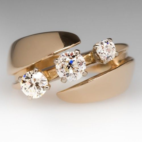 Vintage Zirconia Adjustable Ring