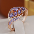 Elegant Violet Ring