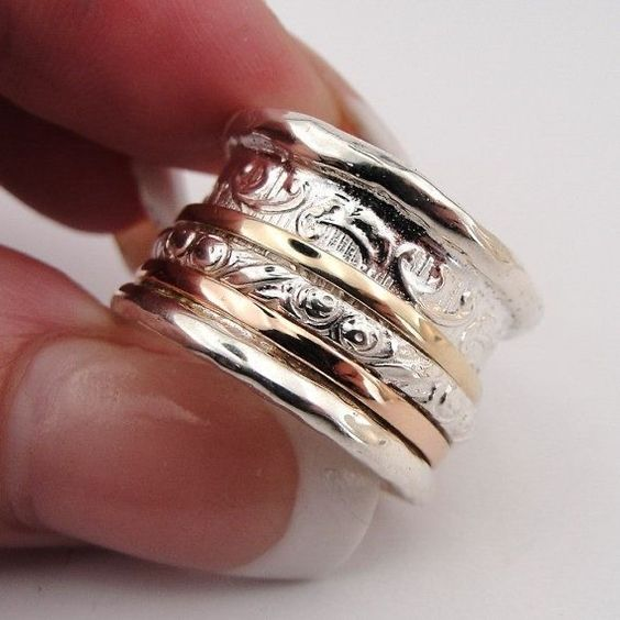 Vintage Gold and Silver Band