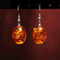 Vintage Flame Crystal Earrings