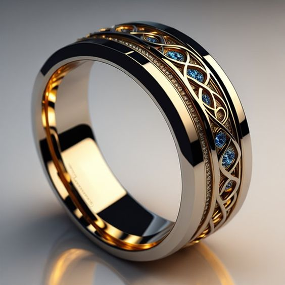 Golden Infinity Ring, Vintage Edition
