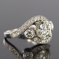 Shimmering Band in Crystal Silver