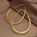 Antique Gold Circle Earrings