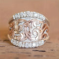 Vintage Silver & Rose Band