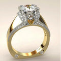 Golden Ring with a Vintage Look